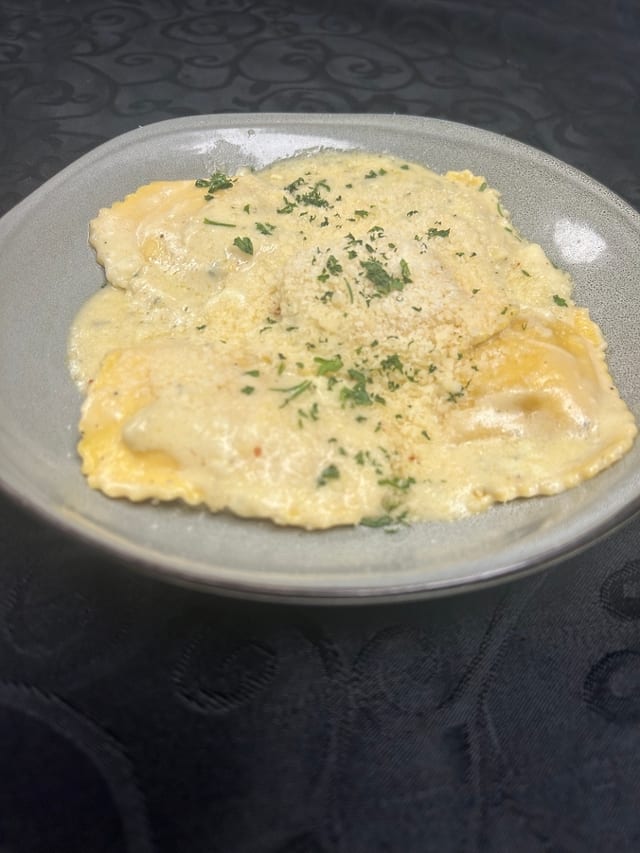 Butternut Squash Ravioli.