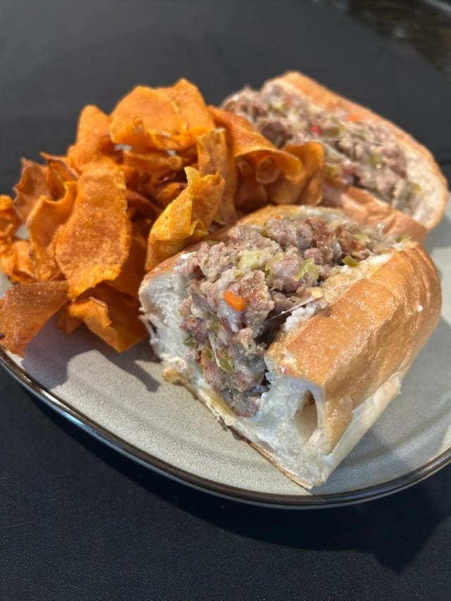 Italian Sausage Hoagie.