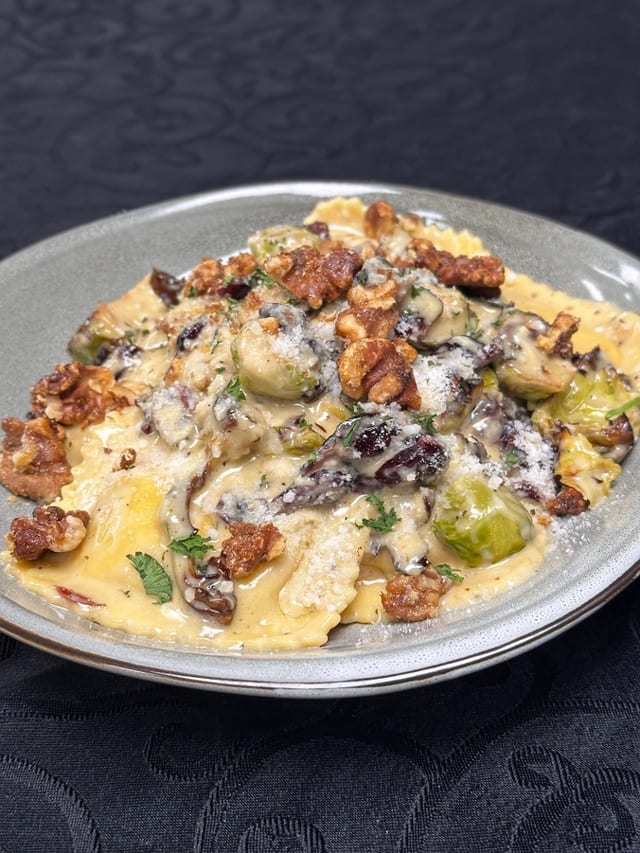 Butternut Squash Ravioli.