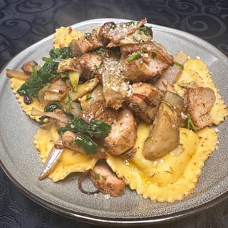 Goat Cheese Ravioli